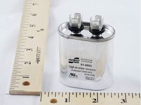 Picture of CAPAC 7.5 MFD 370V OVAL For Nordyne Part# 01-0003