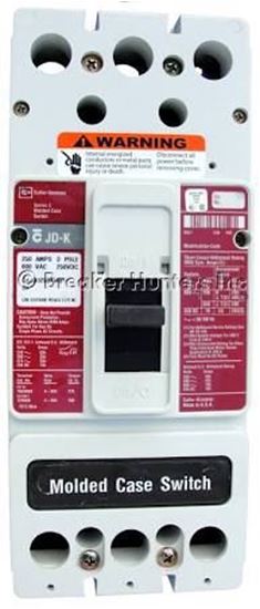 Picture of 250A 600V 3P CIRCUIT BREAKER For Cutler Hammer-Eaton Part# JD3250K