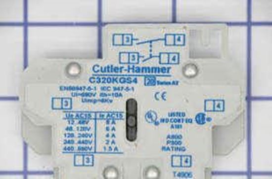 Picture of 2N/O SideMt Auxiliary Contacts For Cutler Hammer-Eaton Part# C320KGS4