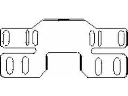 Picture of ANTI-ROTATION BRACKET/M9206 For Johnson Controls Part# M9000-161