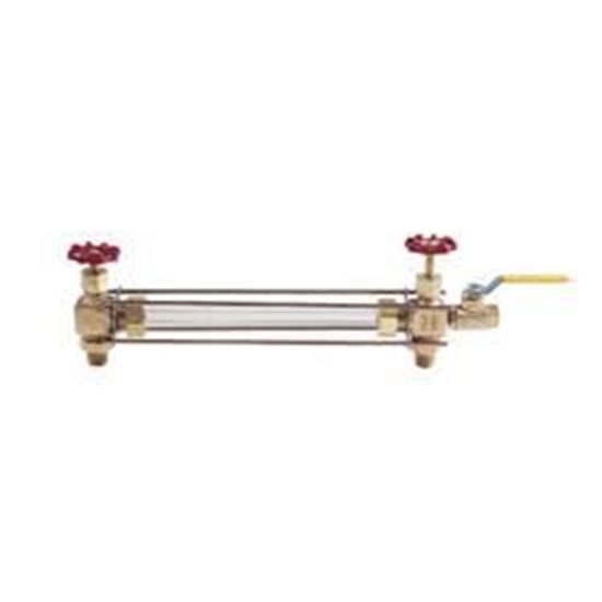 Picture of 1/2"GAUGE GLASS CHN&LEVER AUTO For Conbraco Industries Part# 24-651-00