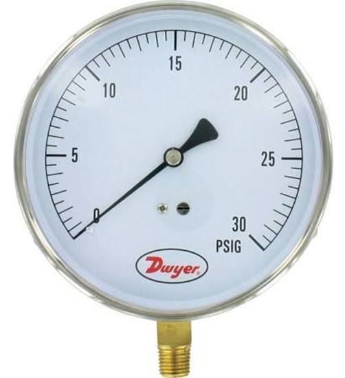 Picture of 4.5"ContratorGauge0-60# 1/4" For Dwyer Instruments Part# SG5-G0422N