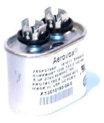 Picture of 5MFD 370V Oval Run Capacitor For Trane Part# CPT0072