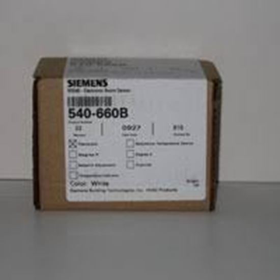 Picture of TEC ROOM SENSOR WHITE For Siemens Building Technology Part# 540-660B