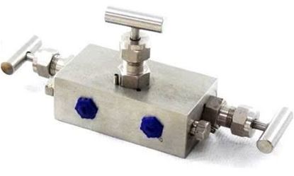 Picture of SS Isolat/Null 3valve Manifold For Mamac Systems Part# VM-706