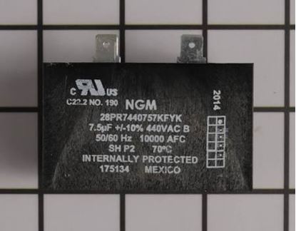 Picture of 7.5MFD 440V Rect Run Capacitor For York Part# S1-024-35602-000