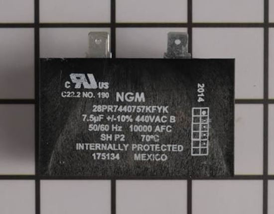 Picture of 7.5MFD 440V Rect Run Capacitor For York Part# S1-024-35602-000