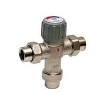 Picture of 1"UnionNPT 70-180F MixValve For Honeywell Part# AM102R-UT-1