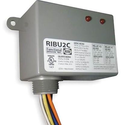 Picture of 10-30VAC;120V 10A 2SPDT RLY For Functional Devices Part# RIBTU2C