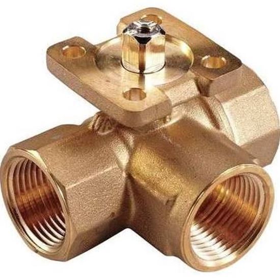 Picture of 3/4" 3W 11.7Cv Ball Valve For Johnson Controls Part# VG1845BN