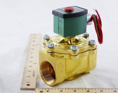 Picture of 1.5"NC,0/150AIR,125WTR/OIL,BR For ASCO Part# 8210G56-24VDC