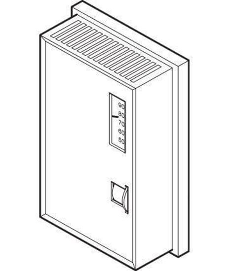 Picture of 55/85F DA 1-PIPE PNEU.TSTAT For Schneider Electric (Barber Colman) Part# TK-5001