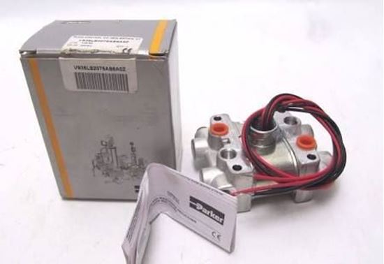 Picture of 1/4" 4way N/C PILOT OPER 120V For Parker Fluid Control Part# V935LB2075AB6A0Z