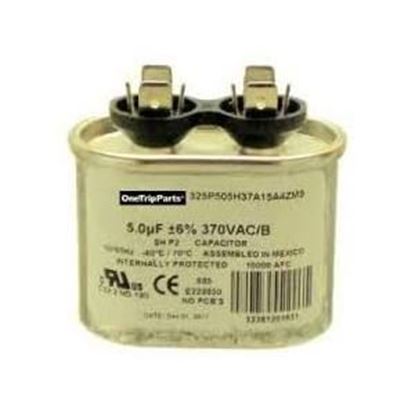 Picture of 5MFD 370V Oval Run Capacitor For York Part# S1-024-20043-700