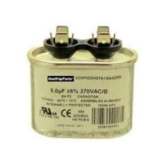 Picture of 5MFD 370V Oval Run Capacitor For York Part# S1-024-20043-700