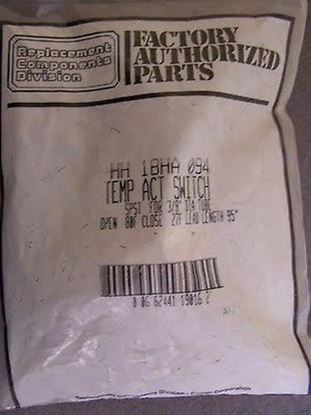 Picture of TempSw Op80 Cls27 95"lead wire For Carrier Part# HH18HA094