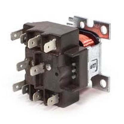 Picture of DPDT 120V SWITCHING RELAY 12A. For Honeywell  Part# R4222D1013