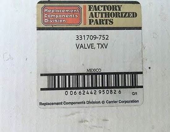 Picture of KIT VALVE TXV REPLACEMENT For Carrier Part# 331709-752