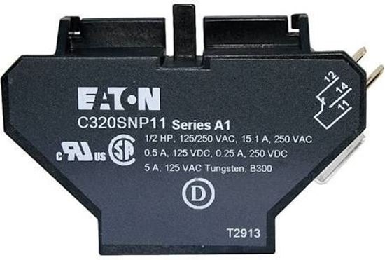 Picture of 1N/O & 1N/C Auxiliary Contact For Cutler Hammer-Eaton Part# C320SNP11