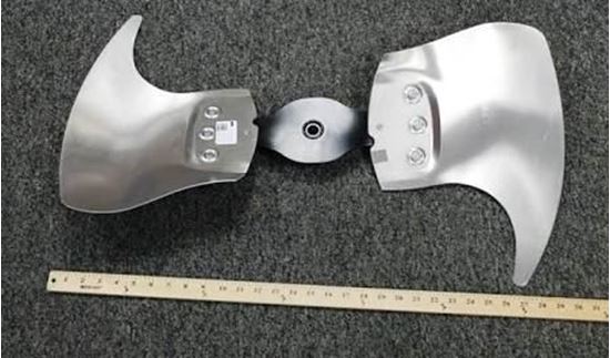 Picture of 30.36" 18deg 5/8" CW 2bld Fan For Trane Part# FAN4206