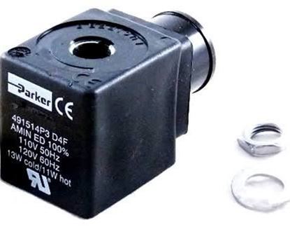 Picture of 120V 10W ClassF Int. Coil For Parker Fluid Control Part# D400P3