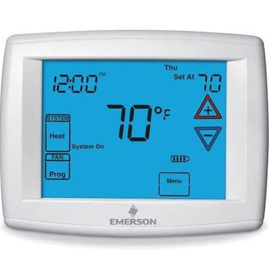 Picture of 4h/2c 12"Touchscreen UnivProg For Emerson Climate-White Rodgers Part# 1F95-1280