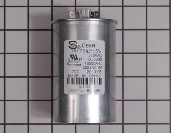 Picture of 45/7.5M 370V Round Capacitor For Nordyne Part# 01-0271