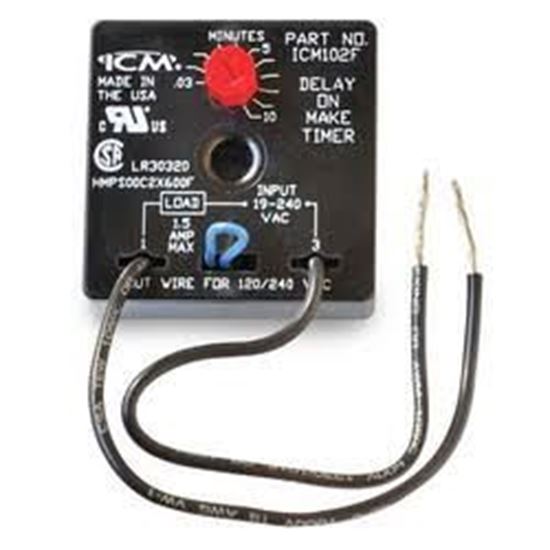 Picture of 10MinAdjDelay/Make 6"WireTerm For ICM Controls Part# ICM102F