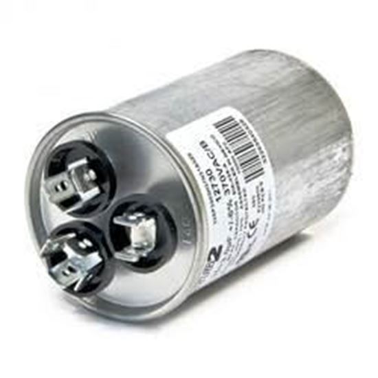 Picture of DUAL CAPAC 60/5 MFD 370V ROUND For Rheem-Ruud Part# 43-25133-10