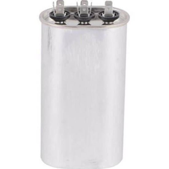 Picture of DUAL CAPAC 45/10 MFD 440V OVAL For Lennox Part# 97H74