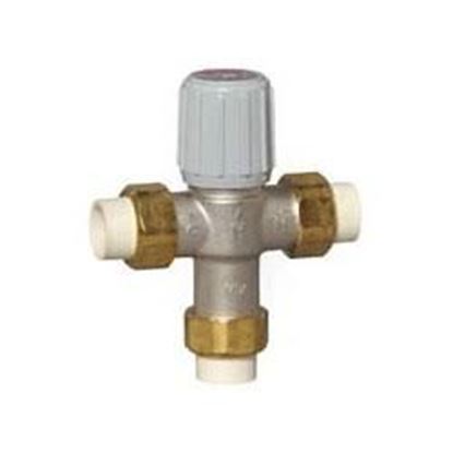 Picture of 3/4"UNION PVC 70-145f MIX VLV For Honeywell Part# AM101C-UCPVC-1LF