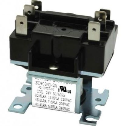 Picture of 24V DPST-NO Sequencing Relay For Rheem-Ruud Part# 42-19737-01