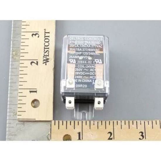 Picture of 24V 20A DPDT Relay For Trane Part# RLY1383