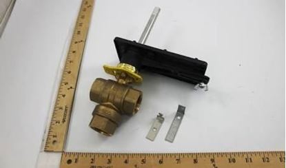 Picture of 1" 3W BALL VLV 8.6Cv W/LINKAGE For Schneider Electric (Barber Colman) Part# VB-2313-500-9-27