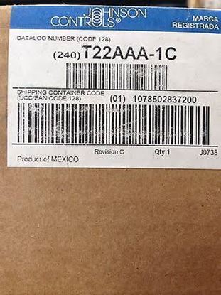 Picture of 40/90F LINE VOLT HTG T STAT For Johnson Controls Part# T22AAA-1
