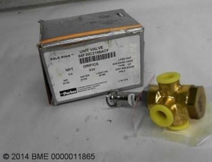 Picture of 1/4"N/C 3-WAY,0/150# BRASS VLV For Parker Fluid Control Part# 04F30C2106ACF
