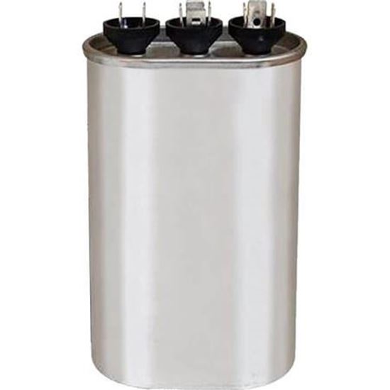 Picture of 40/5MFD 370V Oval Run Cap. For Lennox Part# 53H25