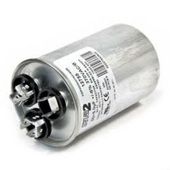 Picture of DUAL CAPAC 60/10 MFD 440V ROUN For Lennox Part# 89M87