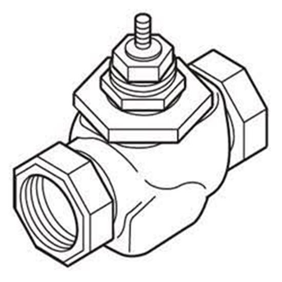 Picture of 1/2"VALVE,150#steam,SUC, 4.4cv For Schneider Electric (Barber Colman) Part# VB-7283-0-4-4