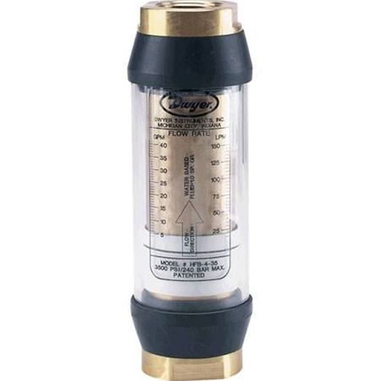 Picture of Flow Meter 5-35gpm 1" For Dwyer Instruments Part# HFB-4-35