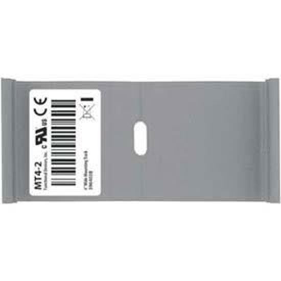 Picture of RelayMountingTrack 2"LongX4"W For Functional Devices Part# MT4-2