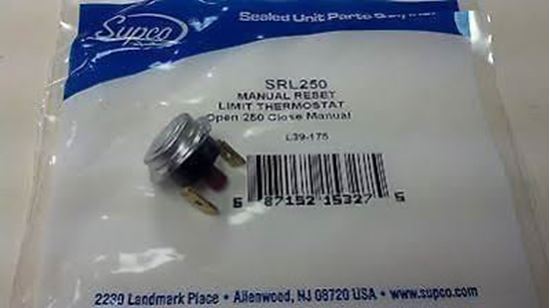Picture of 250f SPST M/R Rollout Switch For Supco Part# SRL250