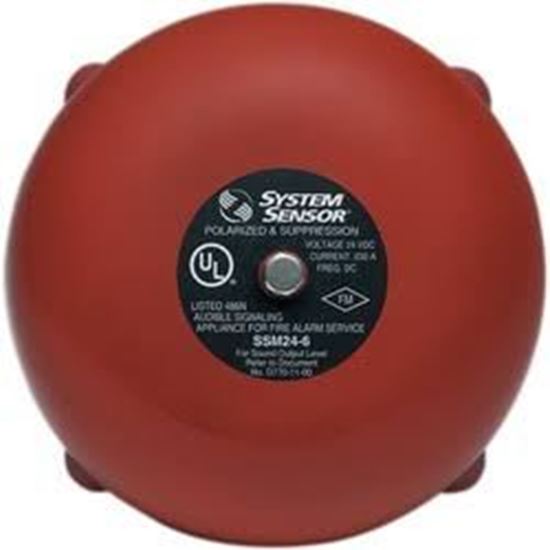 Picture of 6"120V ALARM BELL For System Sensor Part# SSV120-6