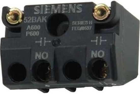 Picture of N/O CONTACTOR BLOCK For Siemens Industrial Controls Part# 52BAK