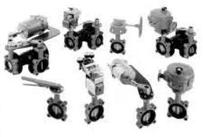 Picture of 4" 2W MAN BFLY VLV 175#LessAct For Johnson Controls Part# VFM-040HB-000N