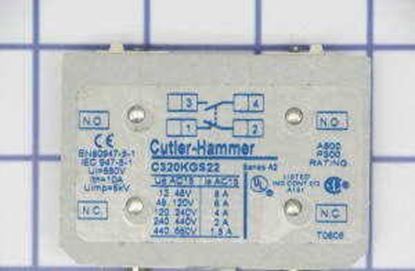 Picture of 1NO/1NC Side Mt Aux. Contact For Cutler Hammer-Eaton Part# C320KGS22
