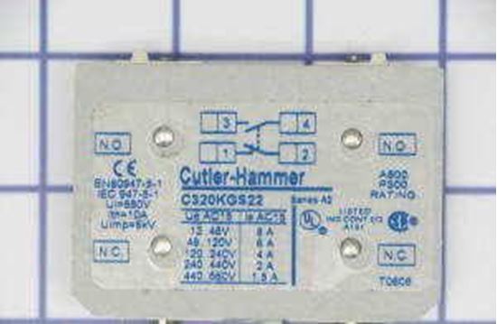 Picture of 1NO/1NC Side Mt Aux. Contact For Cutler Hammer-Eaton Part# C320KGS22