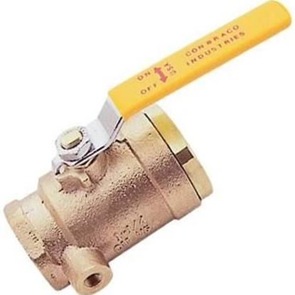 Picture of 1 1/4"GasBallVlv.w/dual 1/8tap For Conbraco Industries Part# 50-GB6-01A