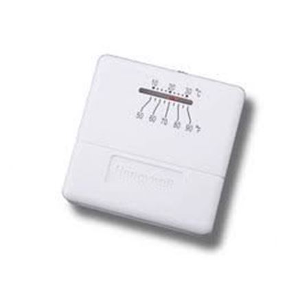 Picture of Heat Only T-stat SPST 24V Whit For Honeywell  Part# T812A1002