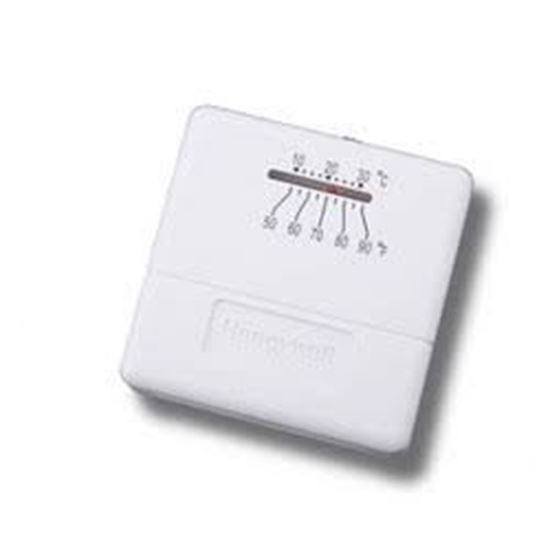 Picture of Heat Only T-stat SPST 24V Whit For Honeywell  Part# T812A1002